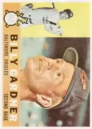 1960 Topps #106 - Billy Gardner - Baltimore Orioles
