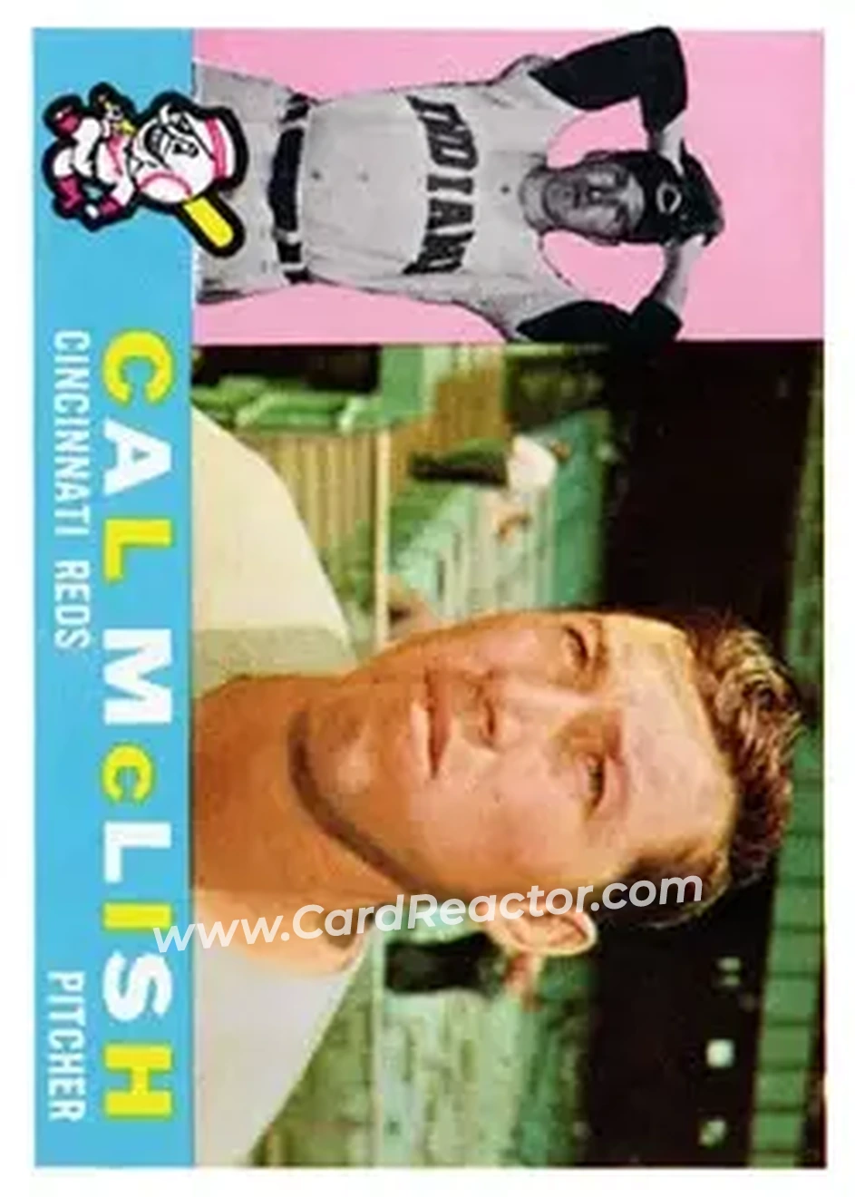 1960 Topps #110 - Cal McLish - Cincinnati Reds - Front