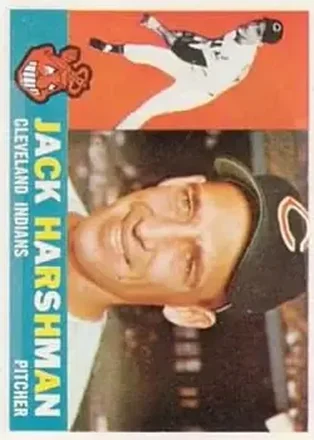1960 Topps #112 - Jack Harshman - Cleveland Indians 1960 Topps #112 - Jack Harshman - Cleveland Indians