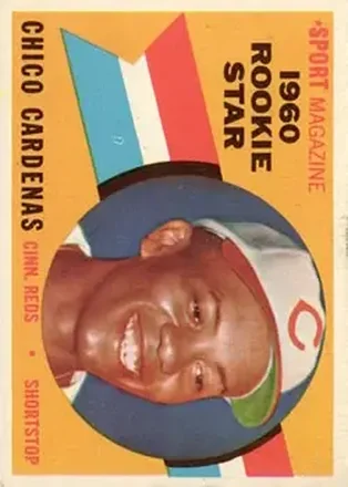 1960 Topps #119 - Chico Cardenas - Cincinnati Reds