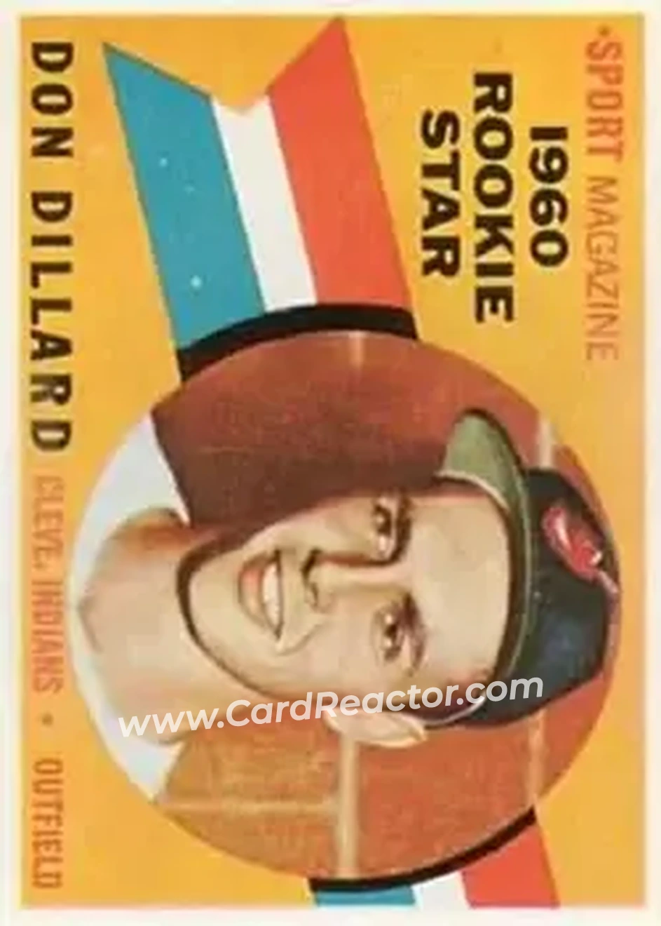 1960 Topps #122 - Don Dillard - Cleveland Indians - Front 1960 Topps #122 - Don Dillard - Cleveland Indians - Front