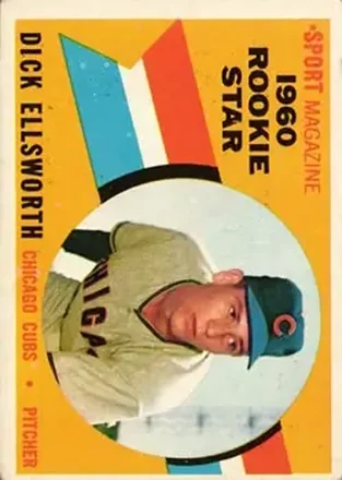 1960 Topps #125 - Dick Ellsworth - Chicago Cubs