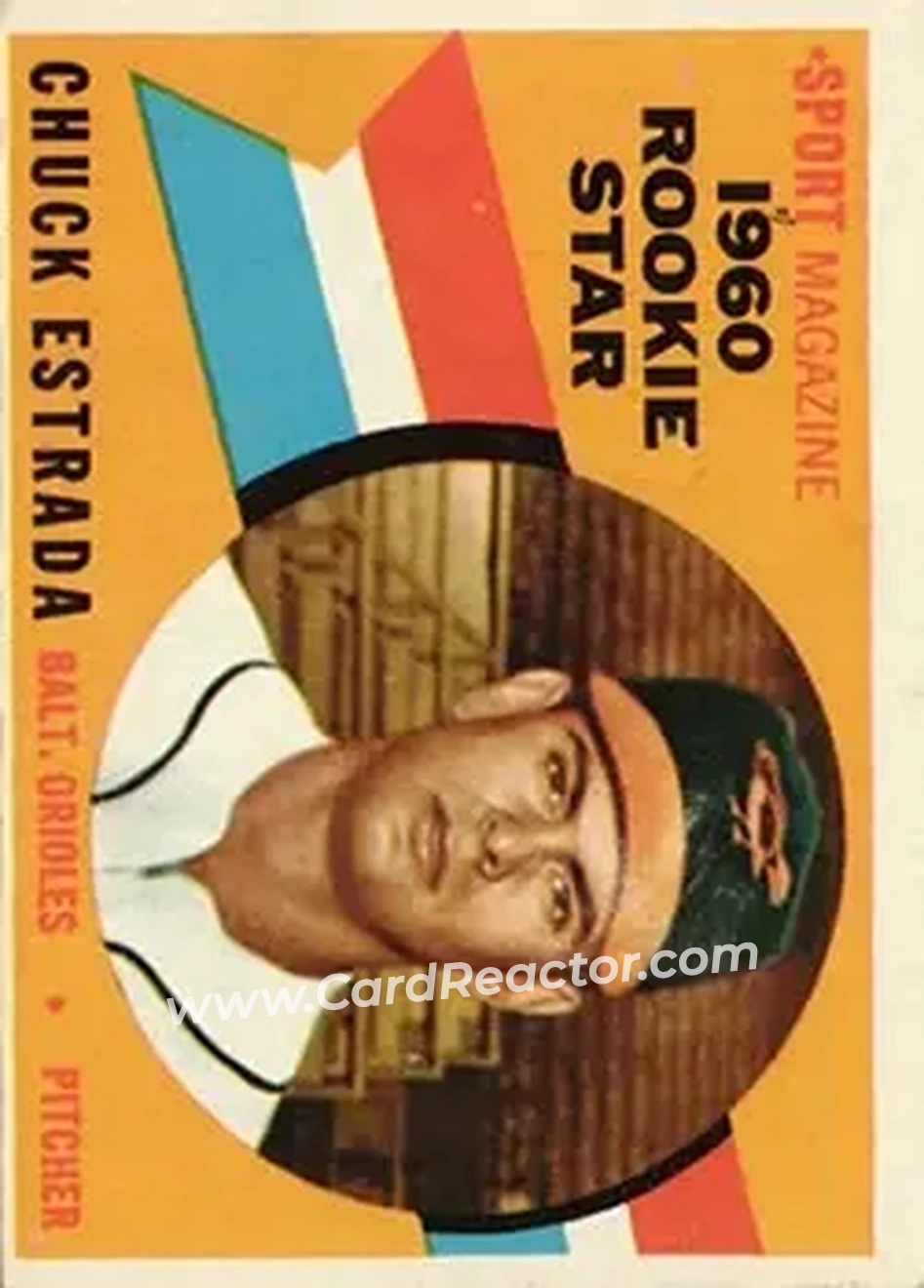 1960 Topps #126 - Chuck Estrada - Baltimore Orioles - Front 1960 Topps #126 - Chuck Estrada - Baltimore Orioles - Front