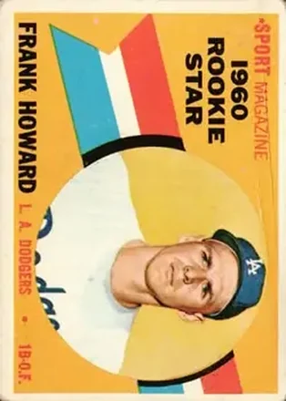 1960 Topps #132 - Frank Howard - Los Angeles Dodgers