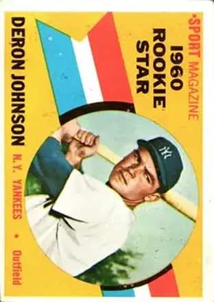 1960 Topps #134 - Deron Johnson - New York Yankees