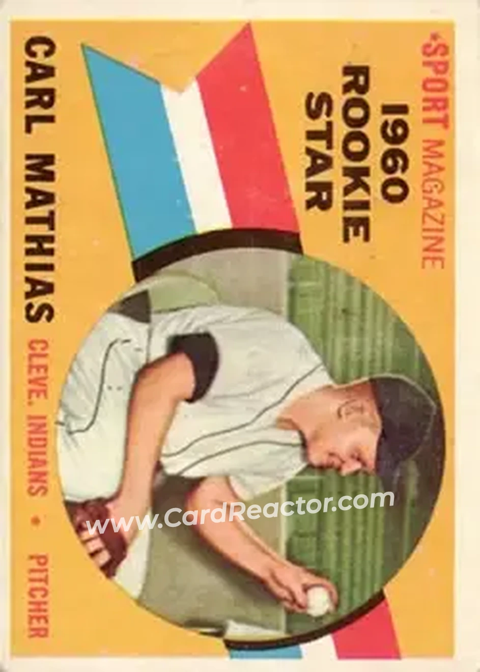 1960 Topps #139 - Carl Mathias - Cleveland Indians - Front