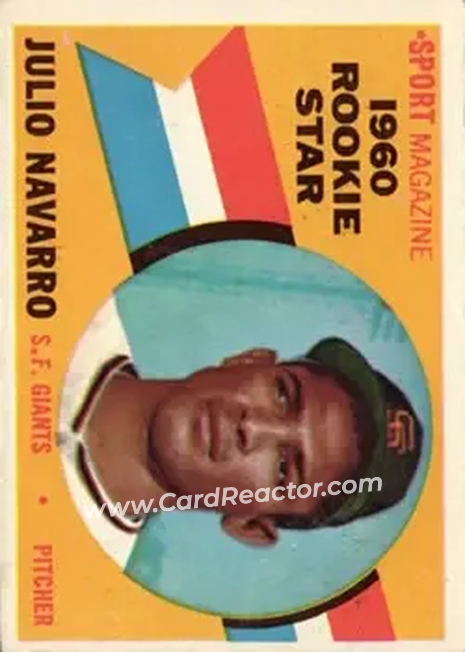 1960 Topps #140 - Julio Navarro - San Francisco Giants - Front 1960 Topps #140 - Julio Navarro - San Francisco Giants - Front