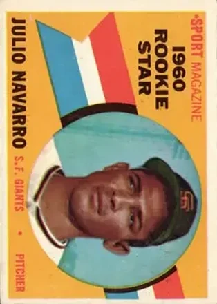 1960 Topps #140 - Julio Navarro - San Francisco Giants