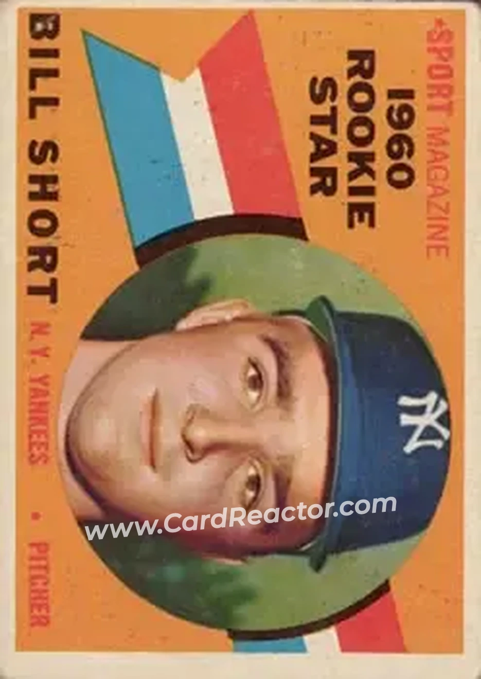 1960 Topps #142 - Bill Short - New York Yankees - Front 1960 Topps #142 - Bill Short - New York Yankees - Front