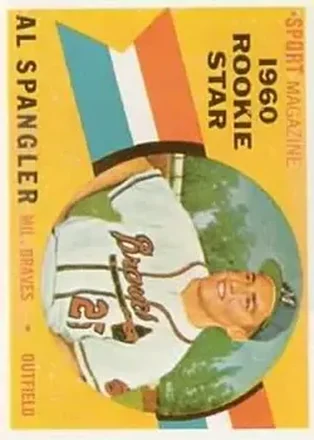 1960 Topps #143 - Al Spangler - Milwaukee Braves