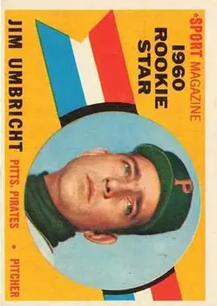1960 Topps #145 - Jim Umbricht - Pittsburgh Pirates