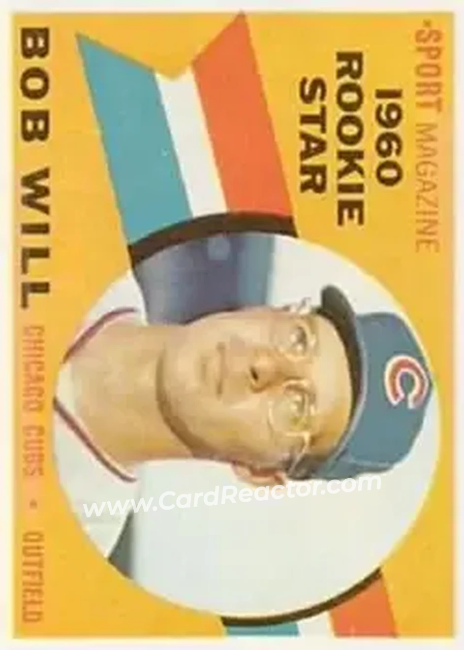 1960 Topps #147 - Bob Will - Chicago Cubs - Front