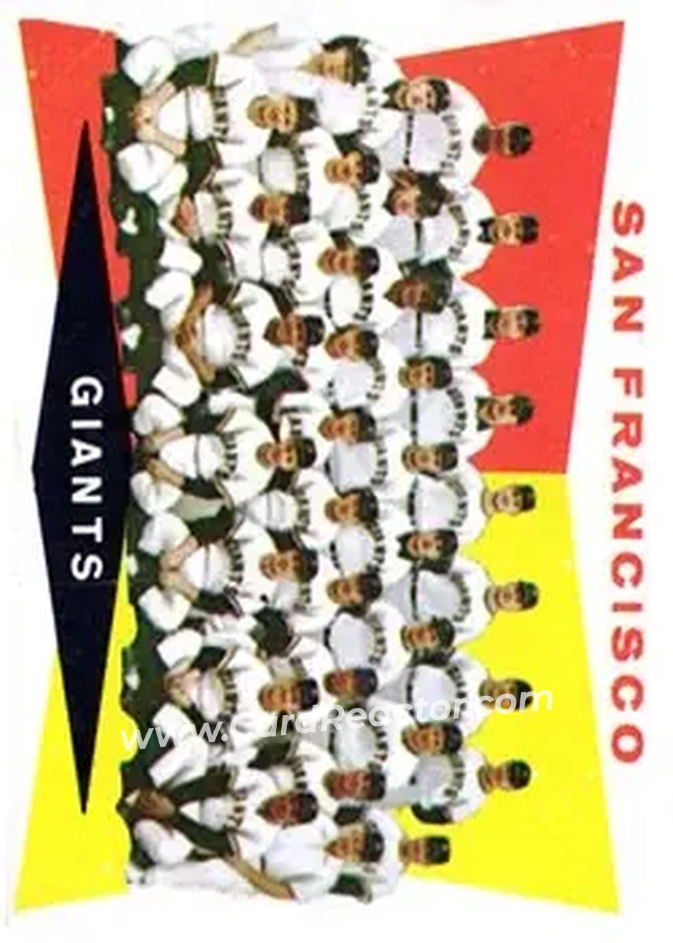 1960 Topps #151 - San Francisco Giants TC, CL - San Francisco Giants - San Francisco Giants - Front