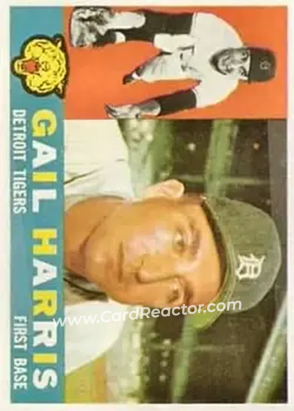 1960 Topps #152 - Gail Harris - Detroit Tigers - Front