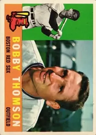 1960 Topps #153 - Bobby Thomson - Boston Red Sox