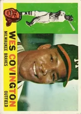 1960 Topps #158 - Wes Covington - Milwaukee Braves