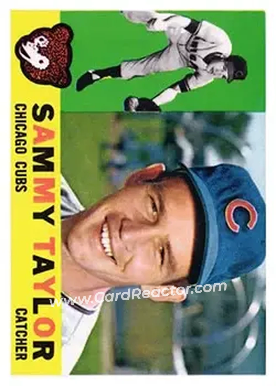 1960 Topps #162 - Sam Taylor - Chicago Cubs - Front 1960 Topps #162 - Sam Taylor - Chicago Cubs - Front
