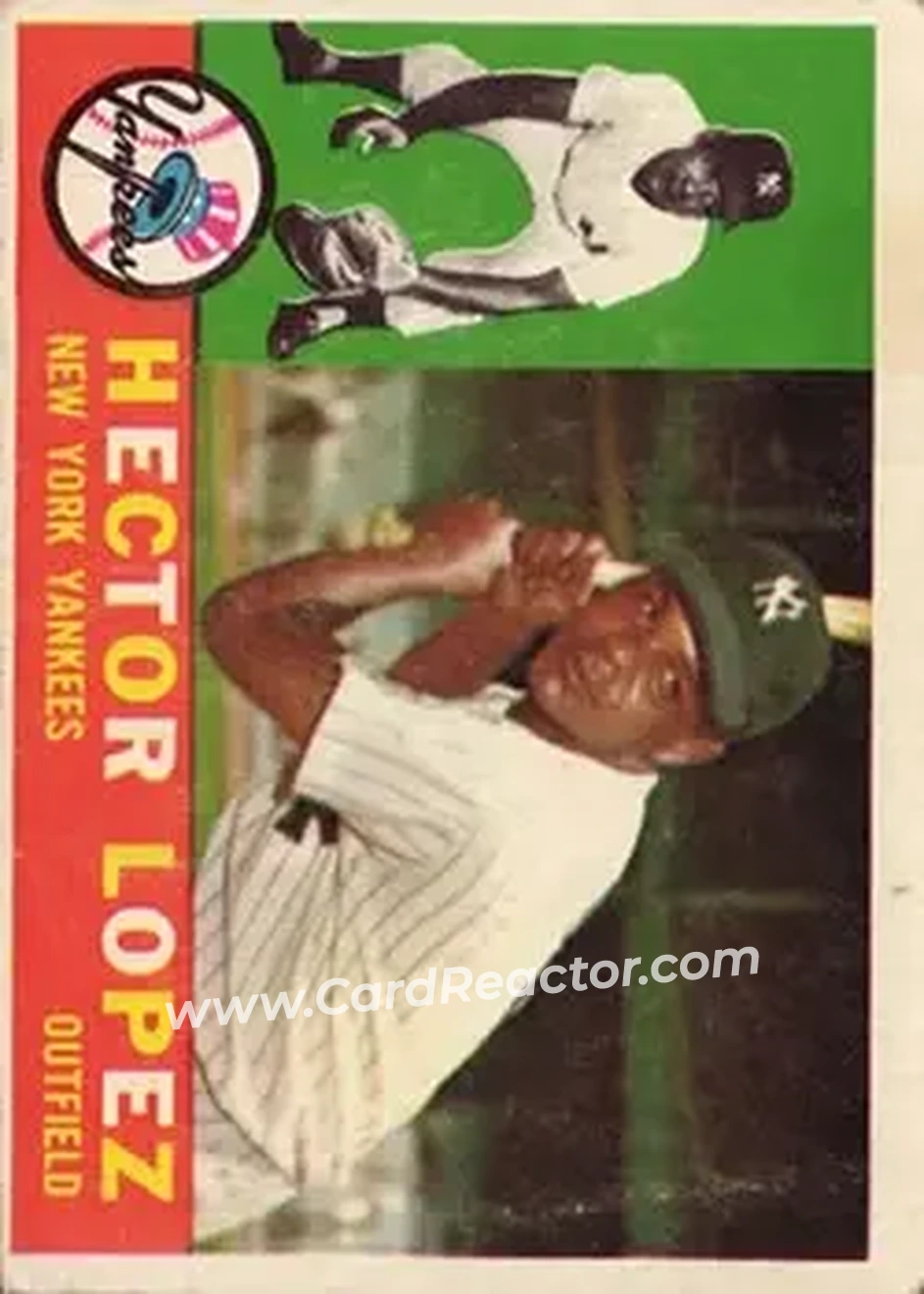 1960 Topps #163 - Hector Lopez - New York Yankees - Front