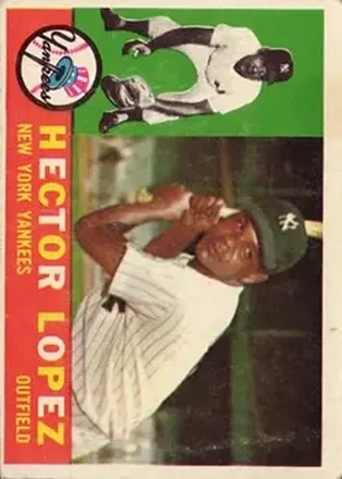 1960 Topps #163 - Hector Lopez - New York Yankees 1960 Topps #163 - Hector Lopez - New York Yankees