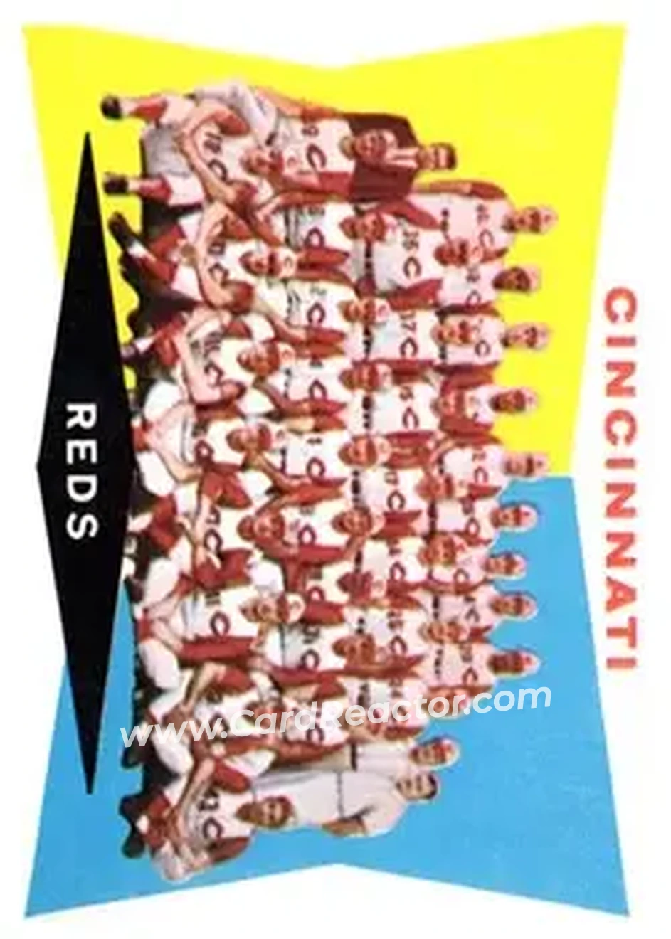 1960 Topps #164 - Cincinnati Reds TC, CL - Cincinnati Reds - Cincinnati Reds - Front