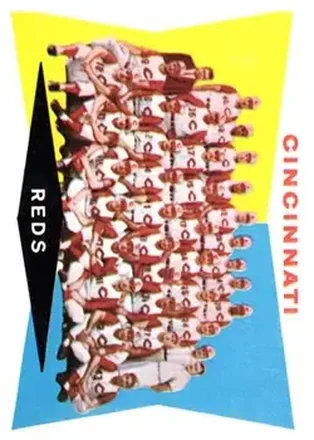 1960 Topps #164 - Cincinnati Reds TC, CL - Cincinnati Reds - Cincinnati Reds
