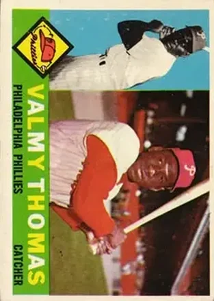 1960 Topps #167 - Valmy Thomas - Philadelphia Phillies 1960 Topps #167 - Valmy Thomas - Philadelphia Phillies