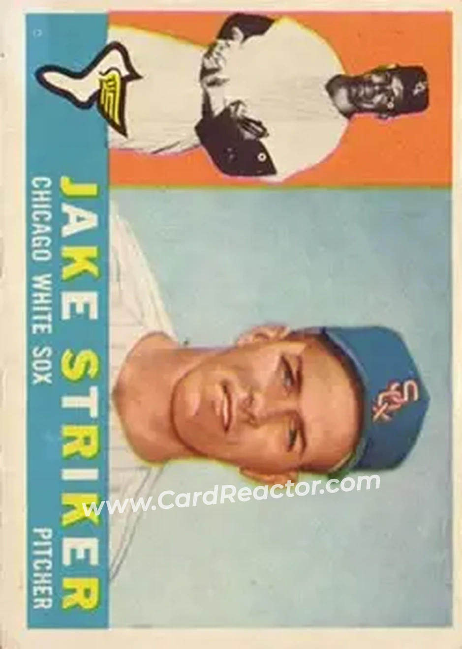 1960 Topps #169 - Jake Striker - Chicago White Sox - Front