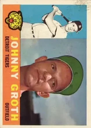 1960 Topps #171 - Johnny Groth - Detroit Tigers 1960 Topps #171 - Johnny Groth - Detroit Tigers