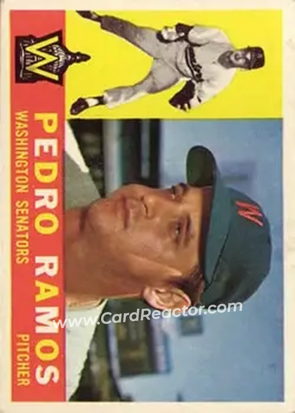 1960 Topps #175 - Pedro Ramos - Washington Senators - Front 1960 Topps #175 - Pedro Ramos - Washington Senators - Front