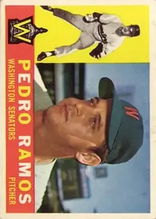 1960 Topps #175 - Pedro Ramos - Washington Senators 1960 Topps #175 - Pedro Ramos - Washington Senators