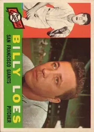 1960 Topps #181 - Billy Loes - San Francisco Giants