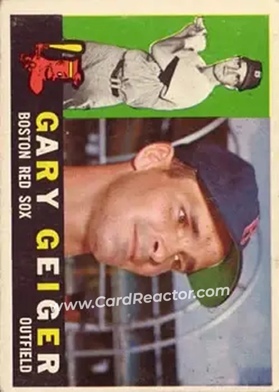 1960 Topps #184 - Gary Geiger - Boston Red Sox - Front