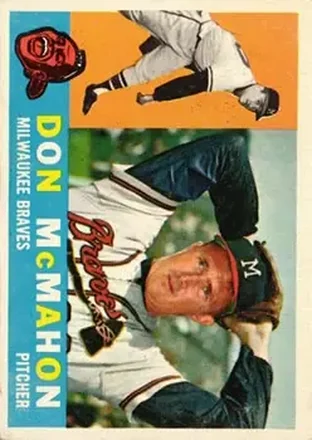 1960 Topps #189 - Don McMahon - Milwaukee Braves