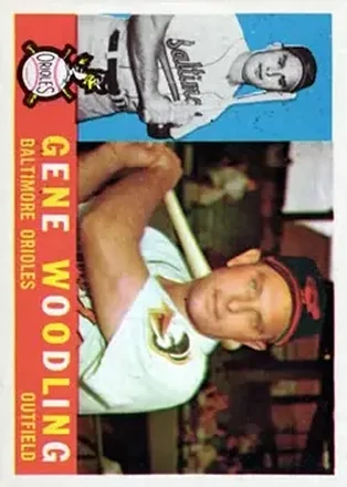 1960 Topps #190 - Gene Woodling - Baltimore Orioles