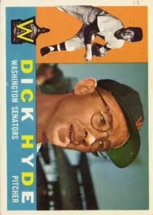 1960 Topps #193 - Dick Hyde - Washington Senators 1960 Topps #193 - Dick Hyde - Washington Senators