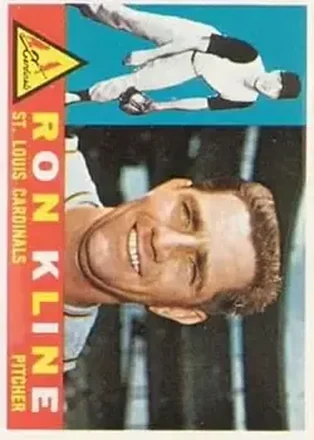 1960 Topps #197 - Ronnie Kline - St. Louis Cardinals 1960 Topps #197 - Ronnie Kline - St. Louis Cardinals