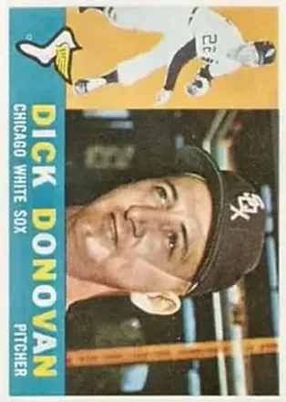 1960 Topps #199 - Dick Donovan - Chicago White Sox