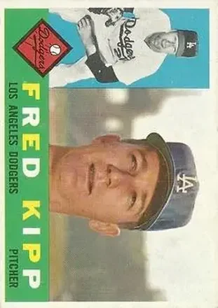 1960 Topps #202 - Fred Kipp - Los Angeles Dodgers