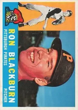 1960 Topps #209 - Ron Blackburn - Pittsburgh Pirates