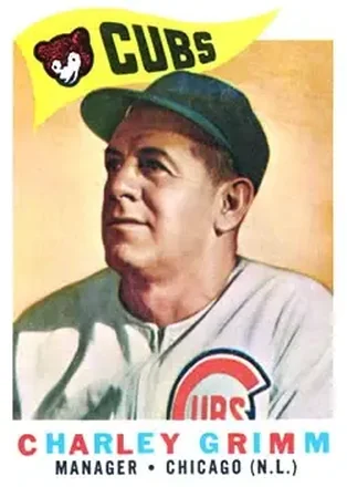 1960 Topps #217 - Charlie Grimm - Chicago Cubs