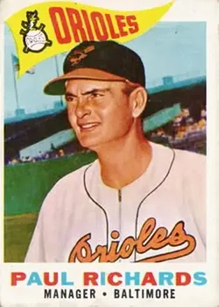 1960 Topps #224 - Paul Richards - Baltimore Orioles