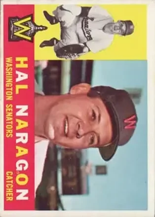 1960 Topps #231 - Hal Naragon - Washington Senators 1960 Topps #231 - Hal Naragon - Washington Senators