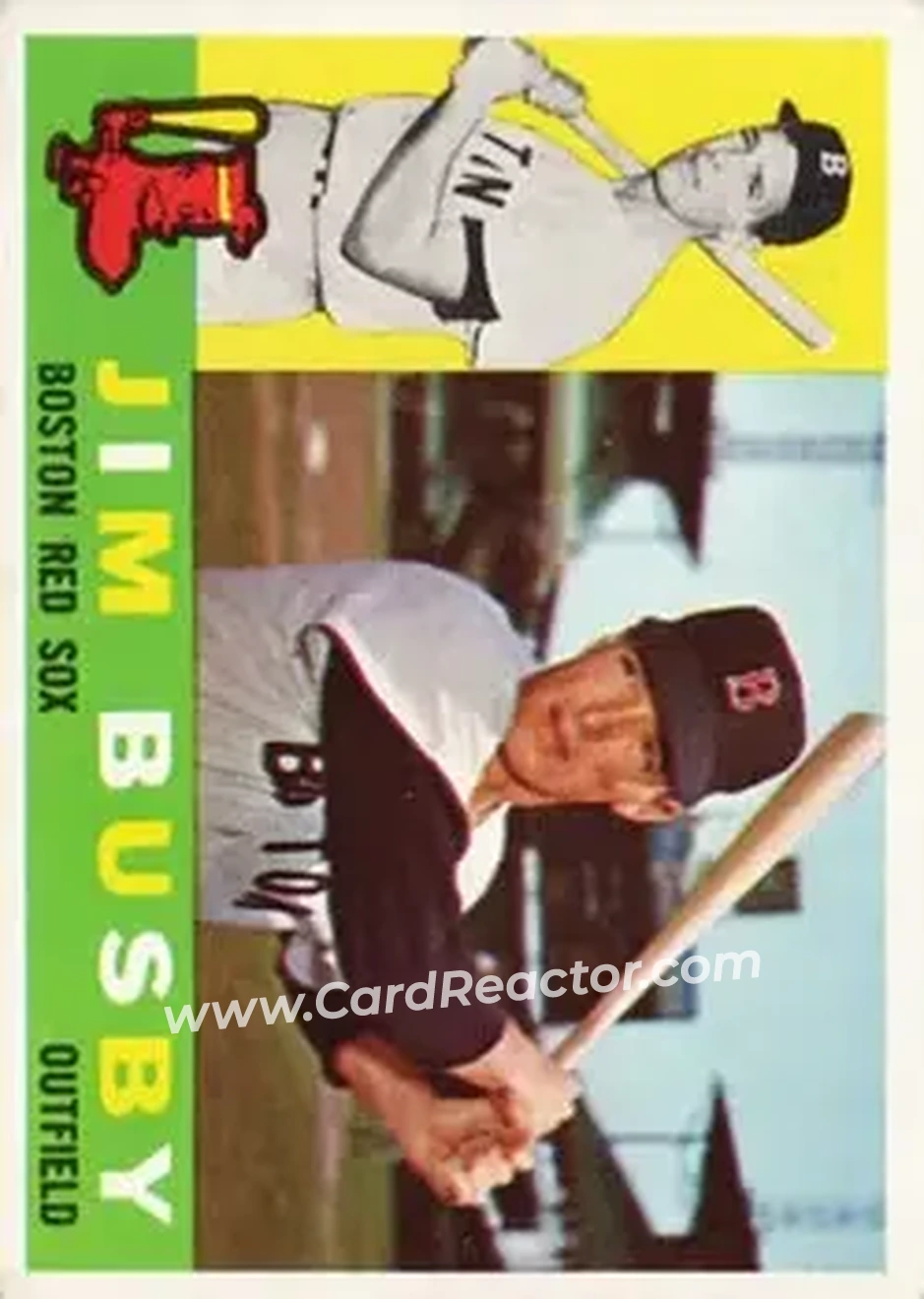 1960 Topps #232 - Jim Busby - Boston Red Sox - Front 1960 Topps #232 - Jim Busby - Boston Red Sox - Front
