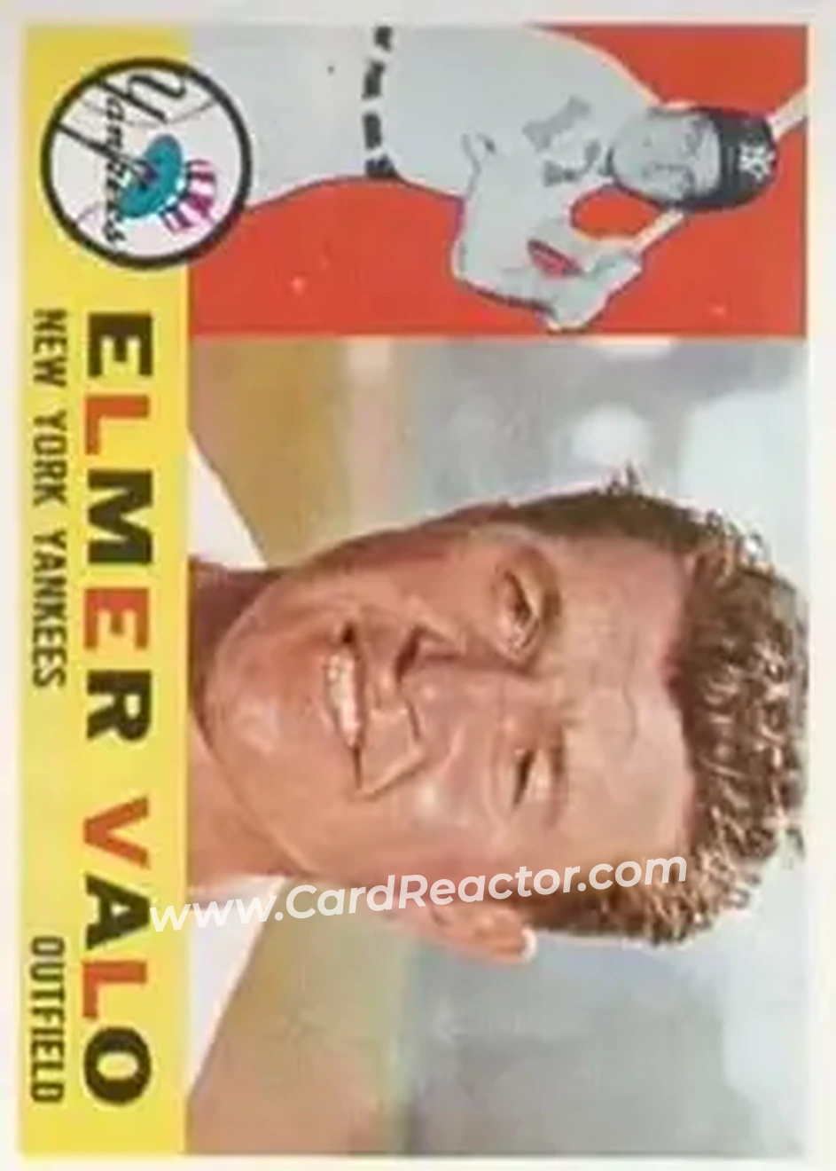 1960 Topps #237 - Elmer Valo - New York Yankees - Front 1960 Topps #237 - Elmer Valo - New York Yankees - Front