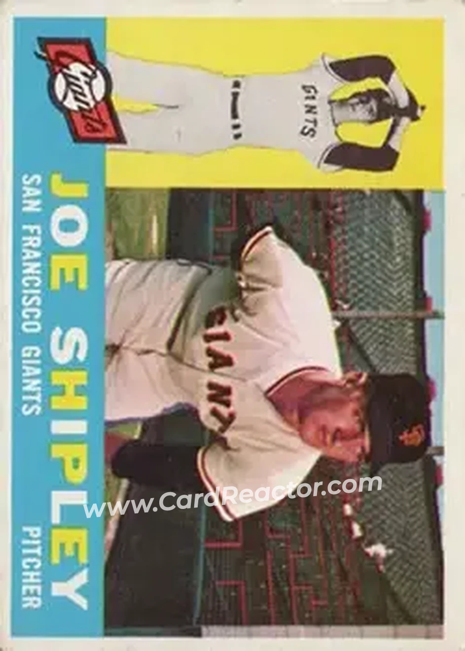 1960 Topps #239 - Joe Shipley - San Francisco Giants - Front
