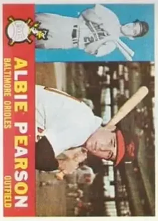 1960 Topps #241 - Albie Pearson - Baltimore Orioles