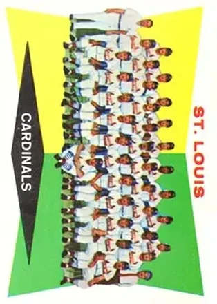 1960 Topps #242 - St. Louis Cardinals TC, CL - St. Louis Cardinals - St. Louis Cardinals 1960 Topps #242 - St. Louis Cardinals TC, CL - St. Louis Cardinals - St. Louis Cardinals