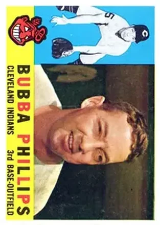 1960 Topps #243 - Bubba Phillips - Cleveland Indians 1960 Topps #243 - Bubba Phillips - Cleveland Indians
