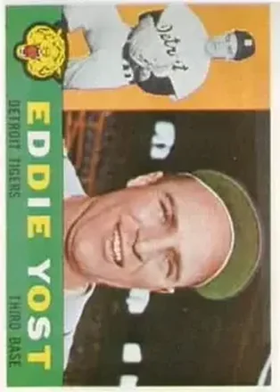 1960 Topps #245 - Eddie Yost - Detroit Tigers 1960 Topps #245 - Eddie Yost - Detroit Tigers