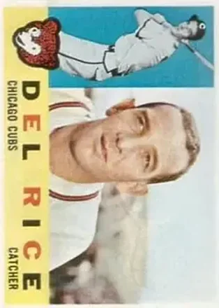 1960 Topps #248 - Del Rice - Chicago Cubs